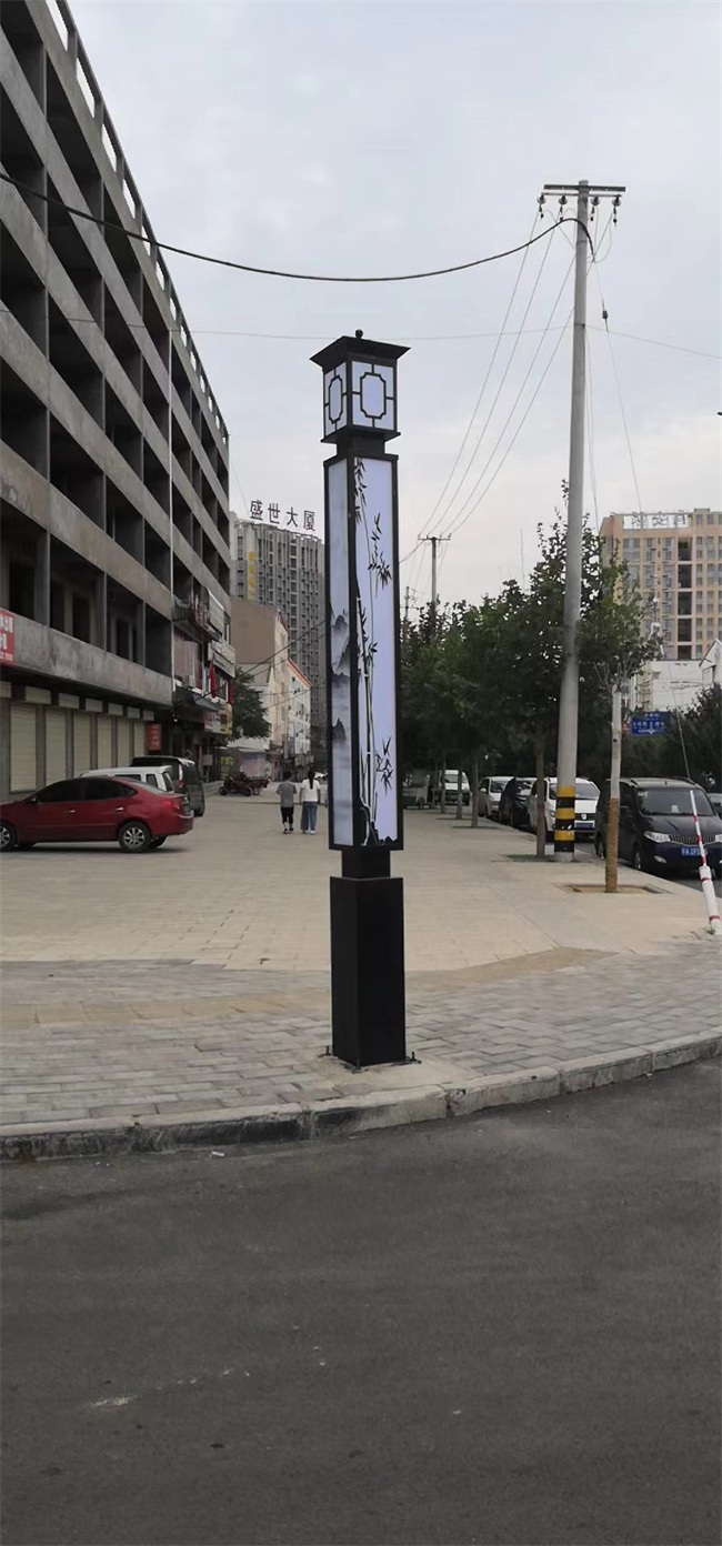 渭南市合阳县城市街区3.5米庭院灯65套